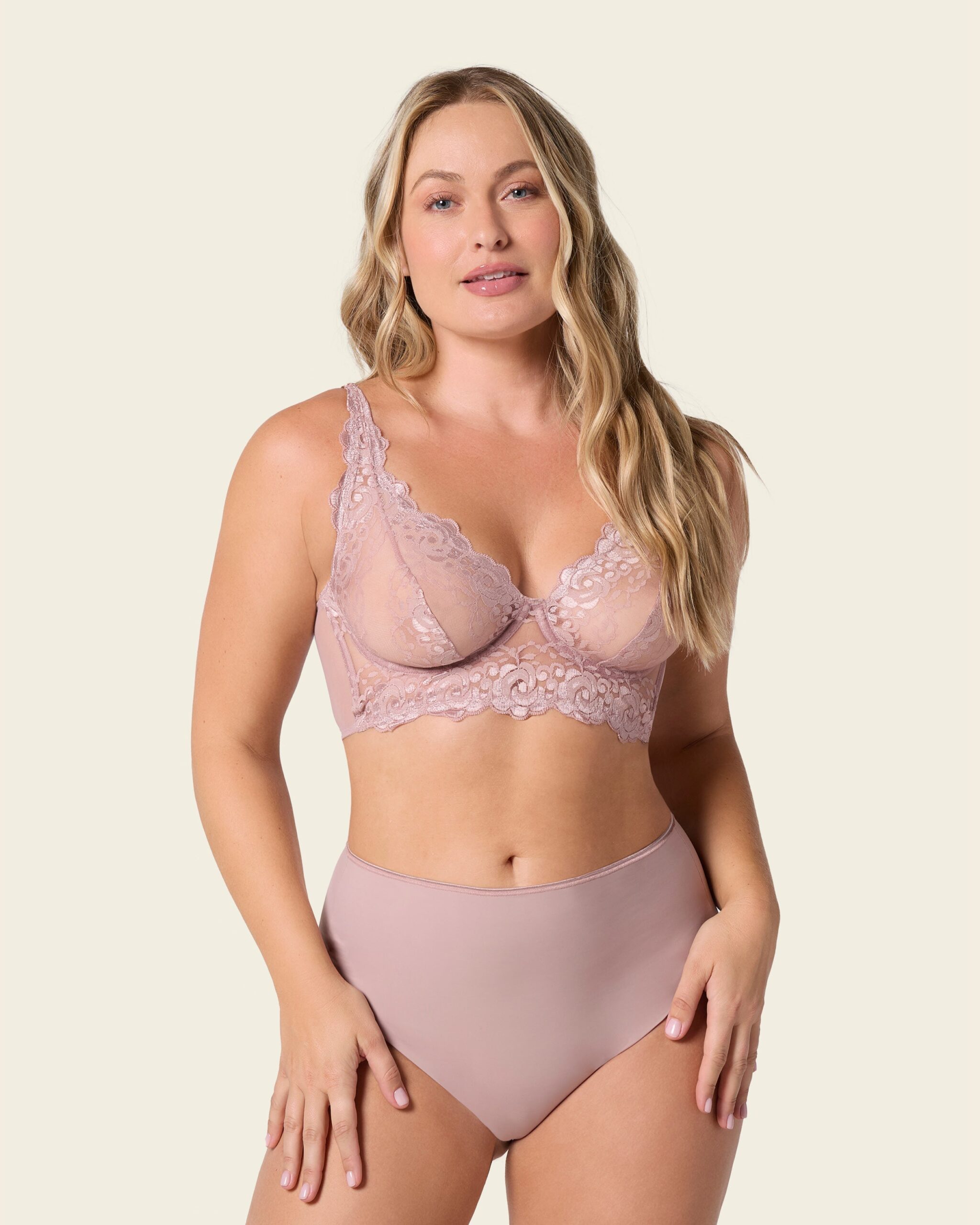 Brasier tipo bralette en encaje y transparencias 011967 Leonisa 10