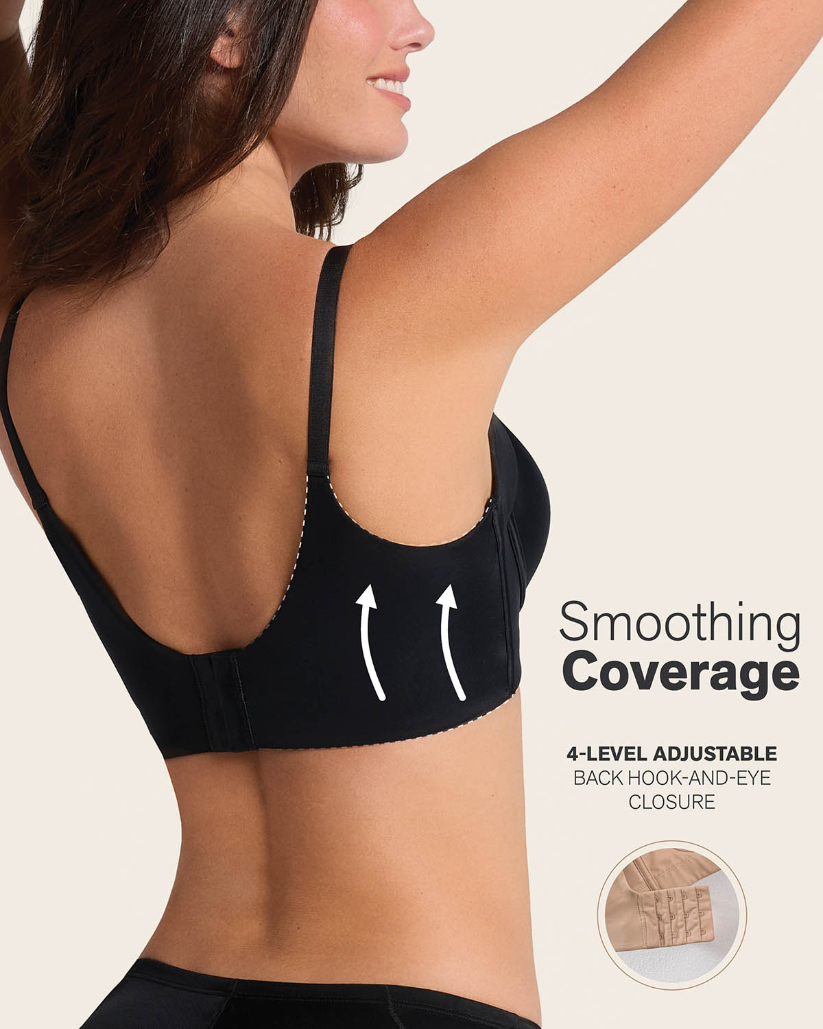 Back Smoothing Bra with Soft Full Coverage Cups 011970 2