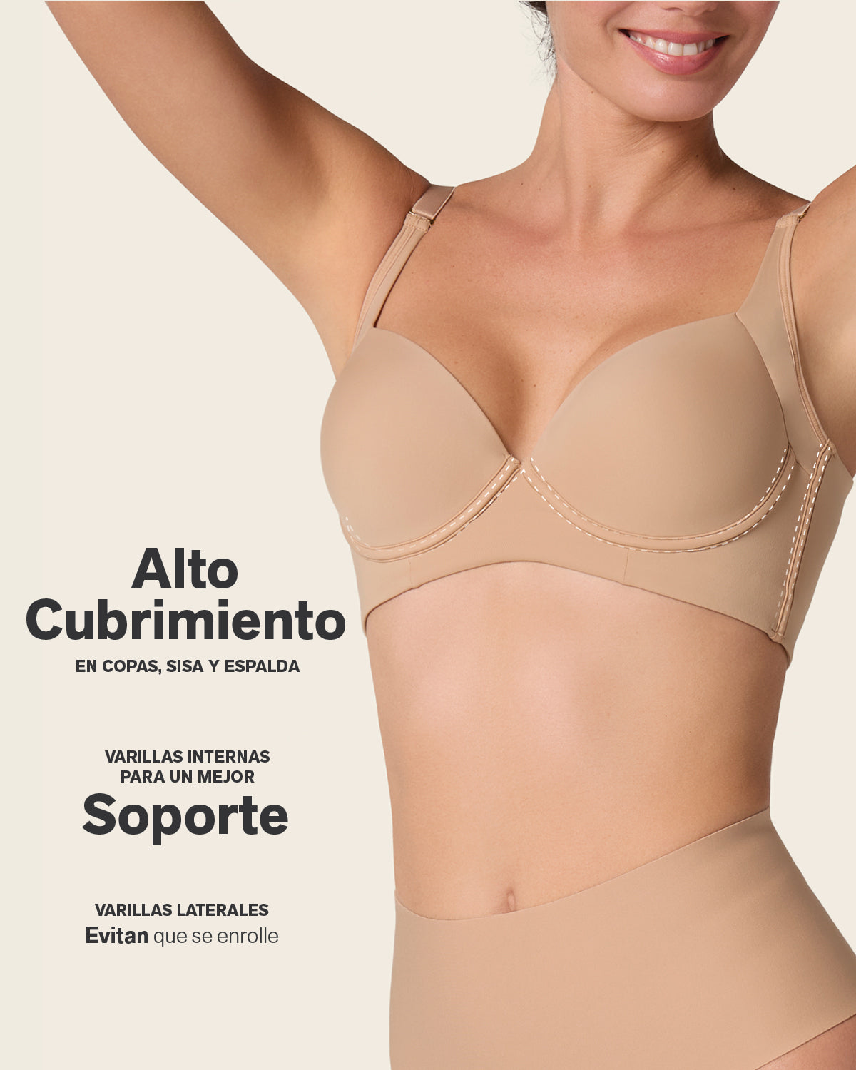 Back Smoothing Bra with Soft Full Coverage Cups 011970 17