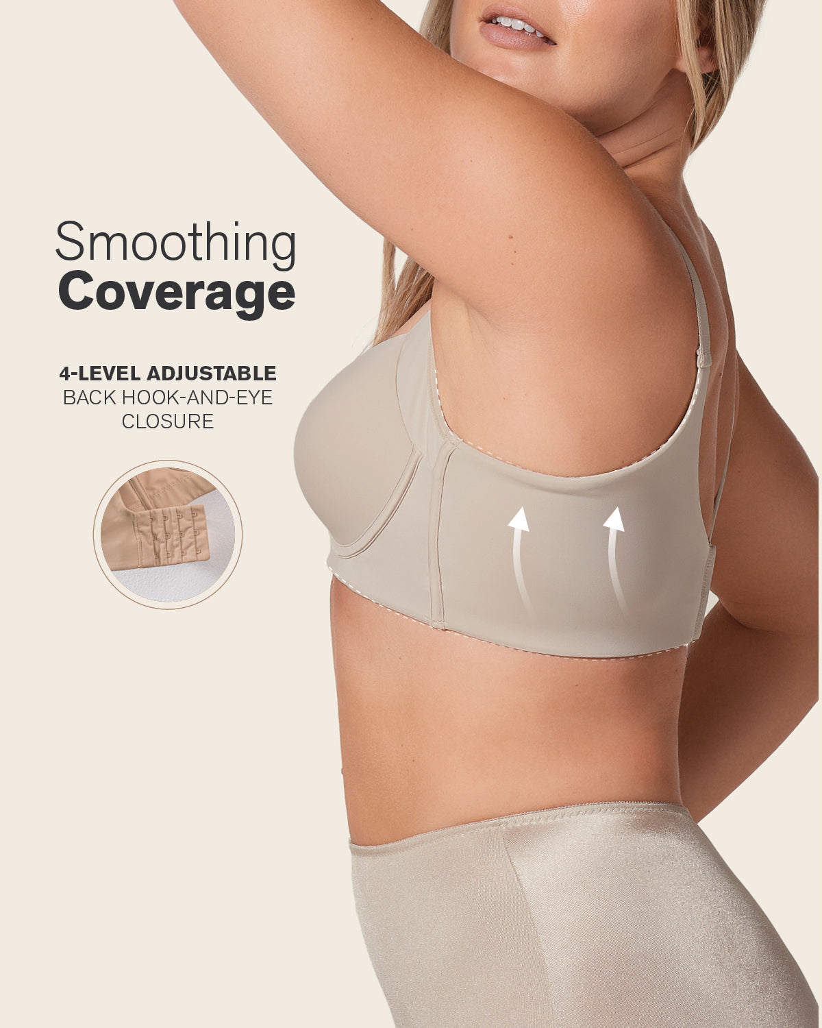 Back Smoothing Bra with Soft Full Coverage Cups 011970 8