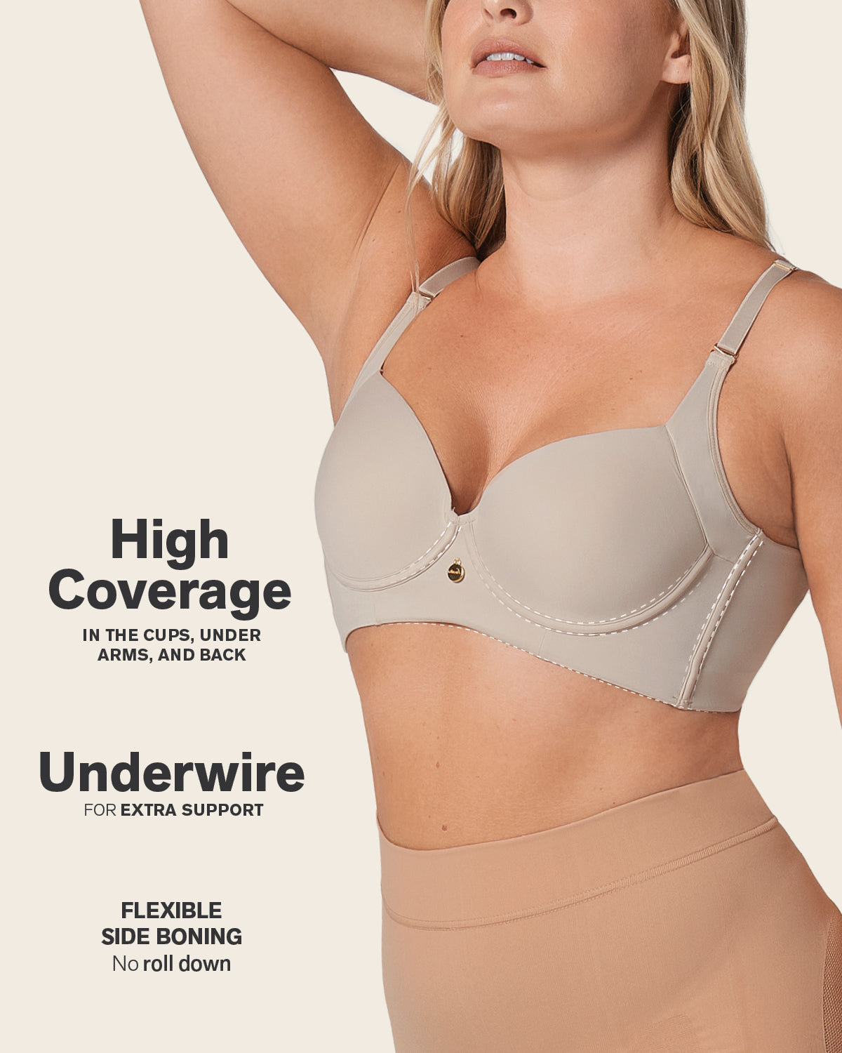 Back Smoothing Bra with Soft Full Coverage Cups 011970 9