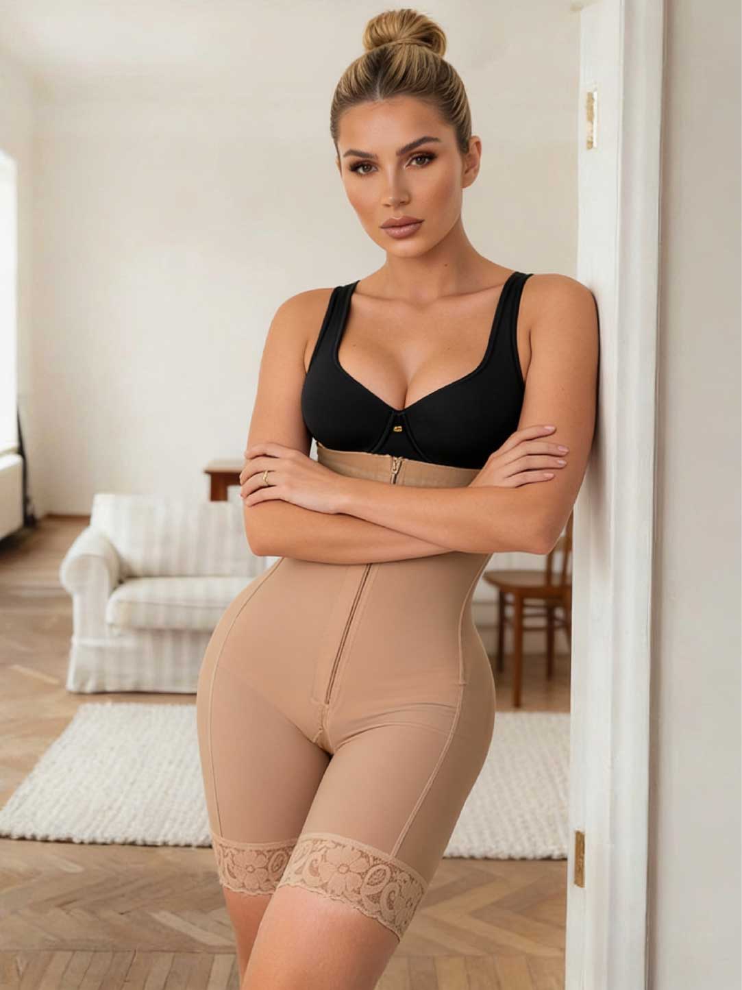 Faja Invisible Coqueta – Media Pierna Strapless SMI7097 10